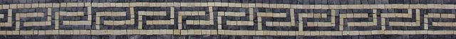 Greek Border Design Handmade Art Tile Stone Marble Mosaic