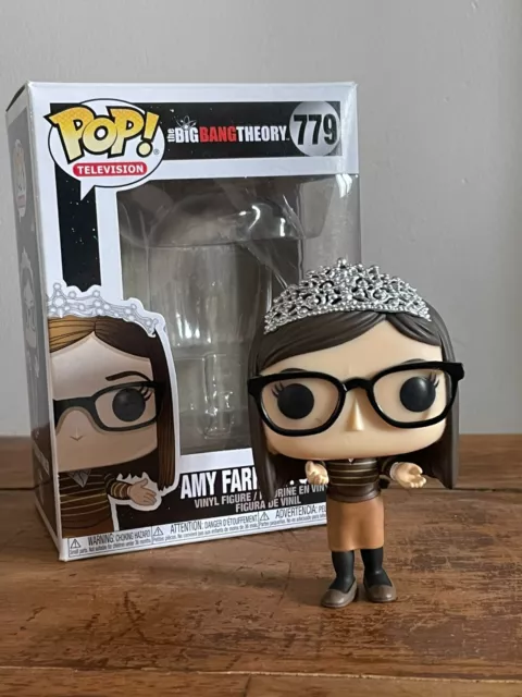 Funko Pop Big Bang Theory Amy Farrah Fowler #779 - Rare. Good Condition/Bon état