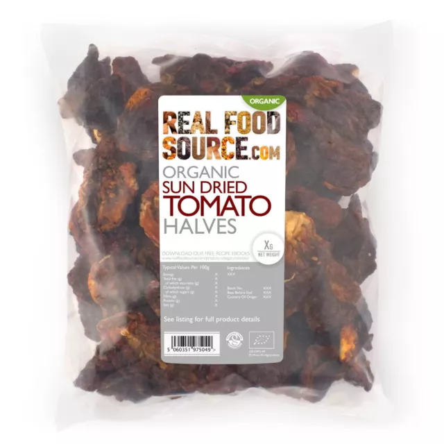 RealFoodSource - Organic Sun Dried Tomatoes 1kg