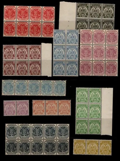 TRANSVAAL: Unused Blocks - Ex-Old Time Collection - Album Page (68288)