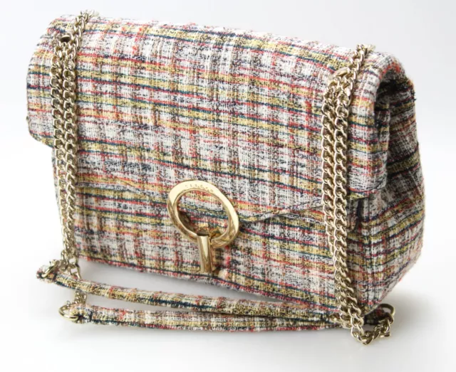 Sandro Yza Sac Femmes Taille Unique Tweed Boucle Or Chaîne Crossbody Multicolore