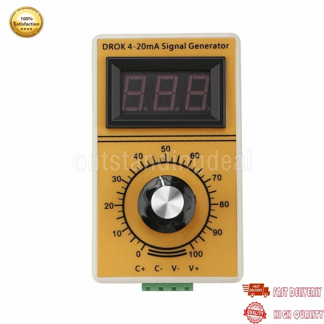 420MA SIGNAL GENERATOR Adjustable Constant Current Source + 12V Power