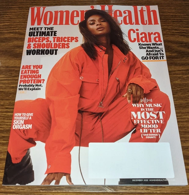 WOMEN'S HEALTH MAGAZINE December 2022 Ciara Eating Enough Protein