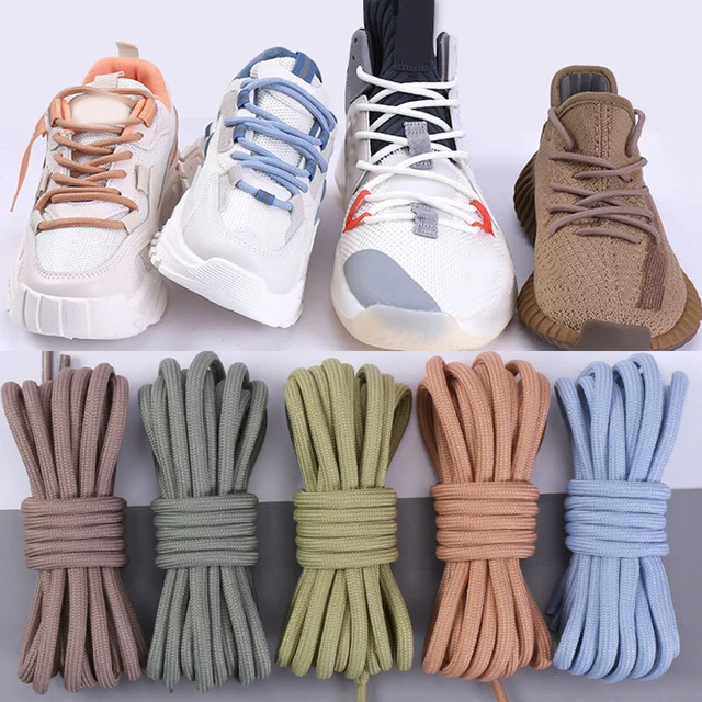 Lacci rotondi colorati lacci per scarpe da calcio allenatore}