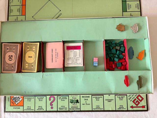 MONOPOLY Vintage 1972 Di John Waddington - Edizione Londra & Leeds, Gran Bretagna - Per Collezionisti - Foto 3