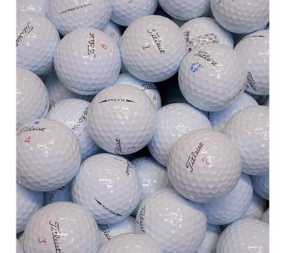 Lot 100 Balles De Golf Titleist Pro V1 / Pro V1X Cat : Aa