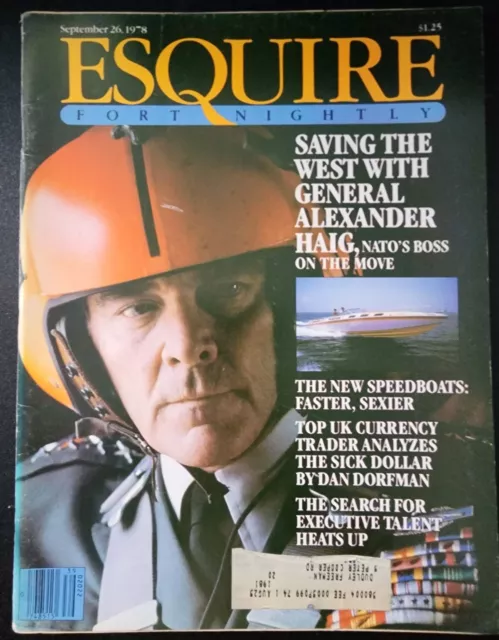 ESQUIRE Magazine September 26 1978 Alexander Haig Frank Corsaro B37:1364