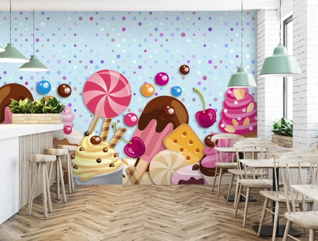 3D Sweet Lollipops 1221 Floor Mural  Wallpaper Murals Self-Adhesive Removable Print Epoxy