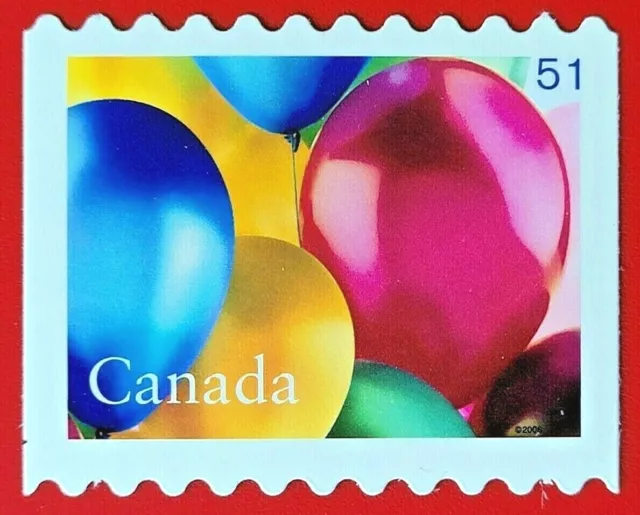 Canada Stamp 2146i "Birthday" DIE CUT MNH 2006