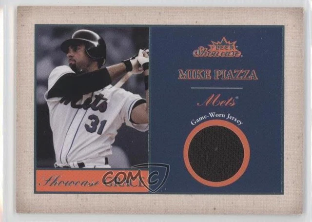 2004 Fleer Showcase Grace Game Used Missing Serial Number Mike Piazza #SG-MP HOF
