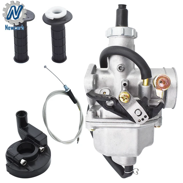 Carburetor For Honda XR100 XR100R CRF100F With Handlebar Grips & Throttle Cable