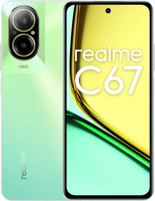 Realme C67 8+256Gb Ds 4G 6,72''Sunny Oasis 108Mpx 3X Dual Sim 5000Mah Gar Italia