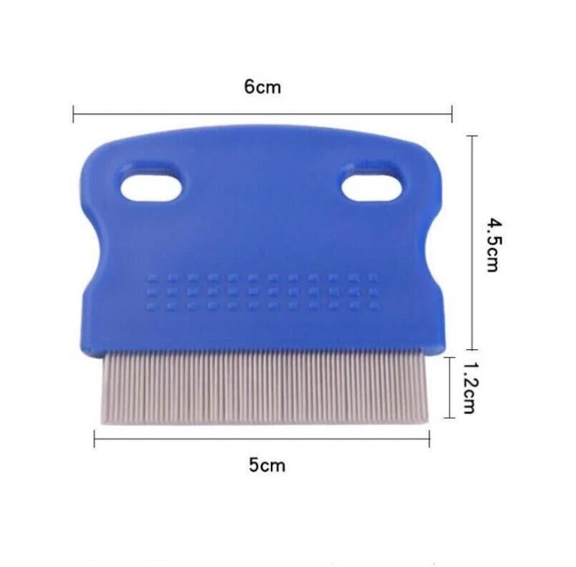 Nit Lice Eggs Removal Comb Ultra Fine Metal Teeth Clean Head Hair Pet Flea Comb