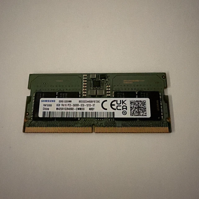SAMSUNG 8GB DDR5 4800MHz SO-DIMM RAM - 1Rx16 PC5-4800B