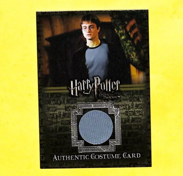 Artbox Harry Potter Order Of The Phoenix Daniel Radcliffe Wardrobe Relic Card