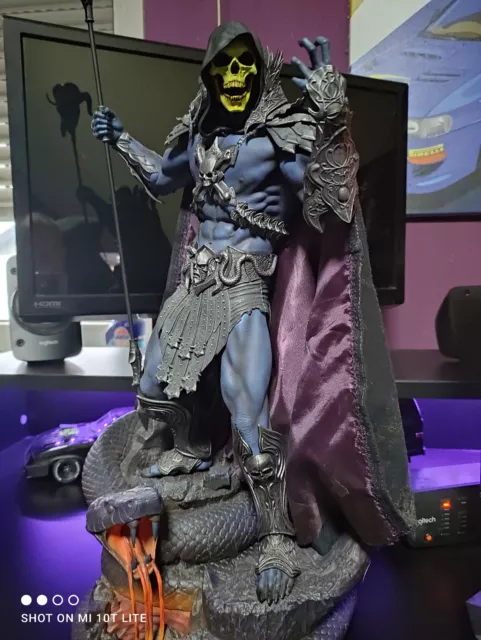 Estatua Exclusiva Esqueleto Sideshow 1/5 Maestros del Universo MotU He Man