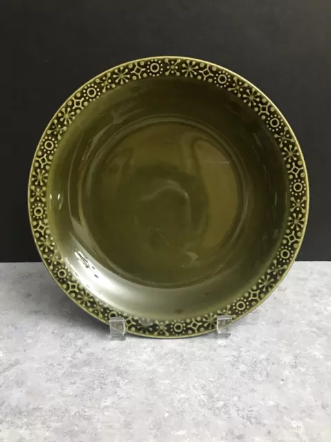 VTG MCM Connemara Erin Celtic Irish Fine Earthenware Green Dinner Plate 10"