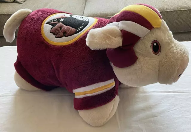 Pillow Pets Washington Redskins NFL Plush Pillow Toy Pig Stuffed Animal Football