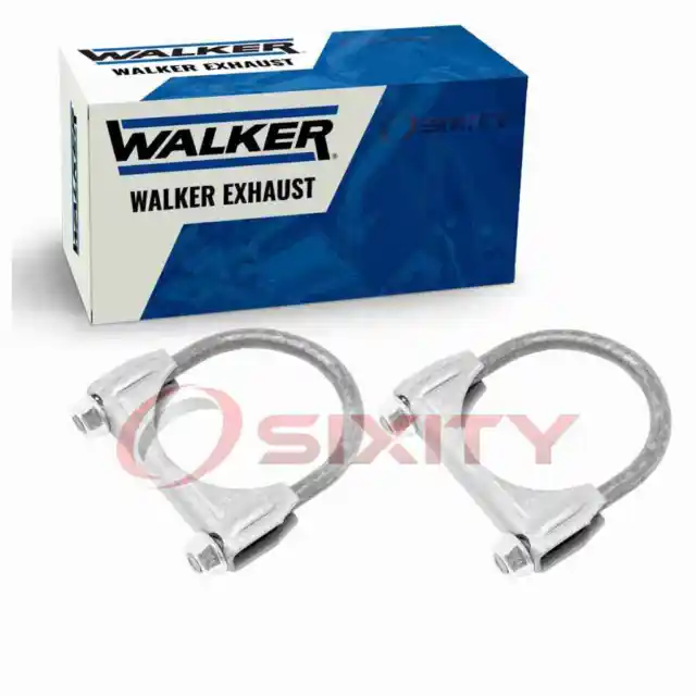 2 pc Walker Exhaust Clamps for 1968-1970 Chevrolet C10 Pickup 6.5L 6.6L V8 rm