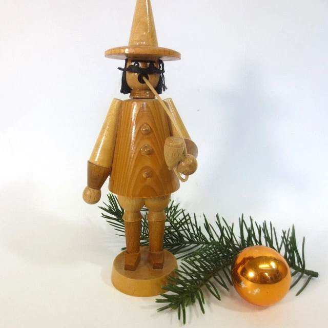 Räuchermann Seiffen echt Erzgebirge DDR Handwerkskunst natur Weihnachten