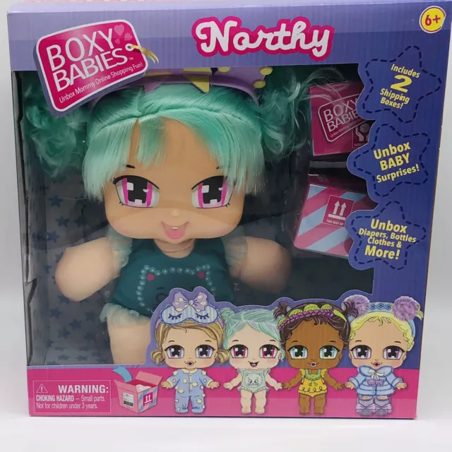 BOXY GIRLS Babies Soft & Cuddly Baby Doll *NORTHY* With 2 Surprise Boxes