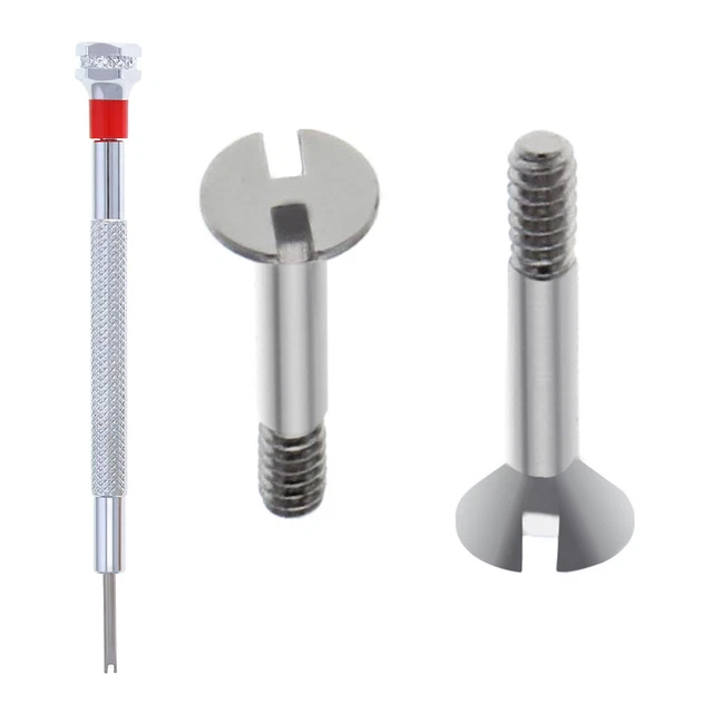 2 Screw H For 48Mm Hublot Ceramic King Power F 1 Strap Band + Screwdriver Top Q