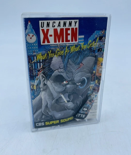 Uncanny X-Men What You Give Is What You Get Cassette Tape PC 8024