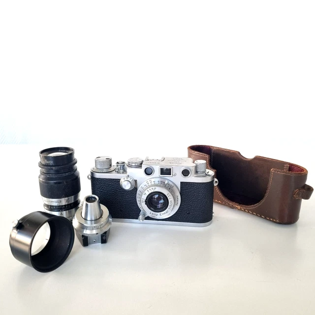 Leica M Visoflex + Objectif Elmar 3,5/65 - Bel Ensemble D'occasion