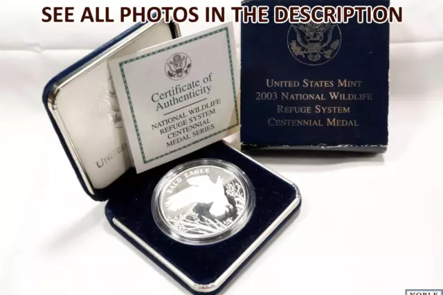 NobleSpirit No Reserve (JR) 2003 National Wildlife 1oz Silver Medal Proof DCAM