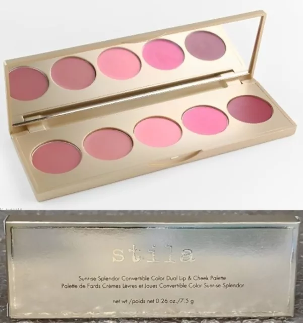 Stila Convertible Color Dual Lip & Cheek Palette Sunrise Splendor New In Box