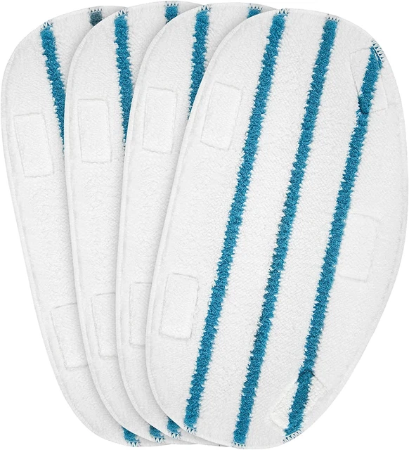 MXZONE 4 Pack Replacement Steam Mop Pads Cleaning Pad Fit for PurSteam ThermaPro