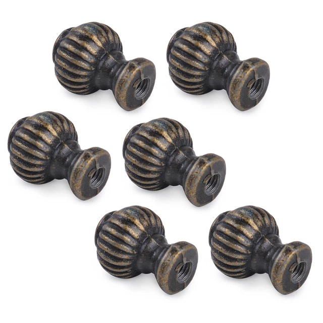 6x Lantern Antique Brass Jewelry Box Drawer Cabinet Cupboard Knob Pull Handle lp 3
