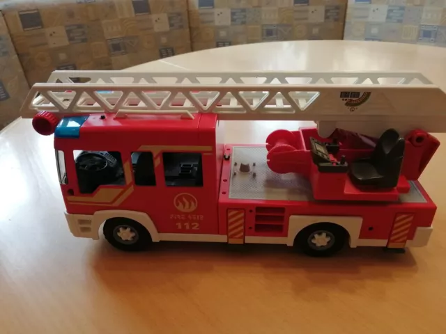 Playmobil 9463 City Action Feuerwehr Leiterfahrzeug Gebraucht