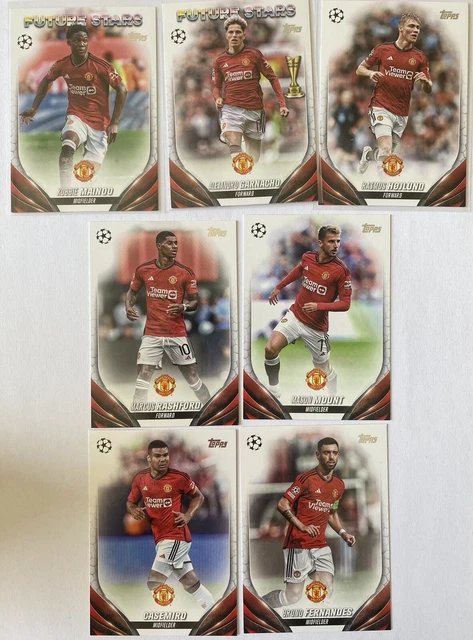25 Cartes Autographes Vintage Manchester United FC Avec COA - Memorabilia Football Collector