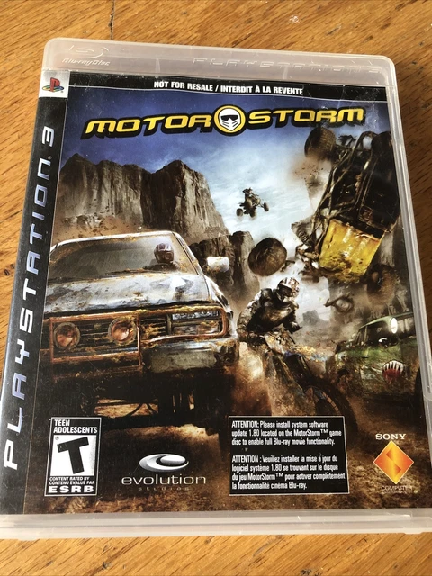 MotorStorm-Not For Resale Edition(PS3, 2007)-Complete In Box Very Good Condition