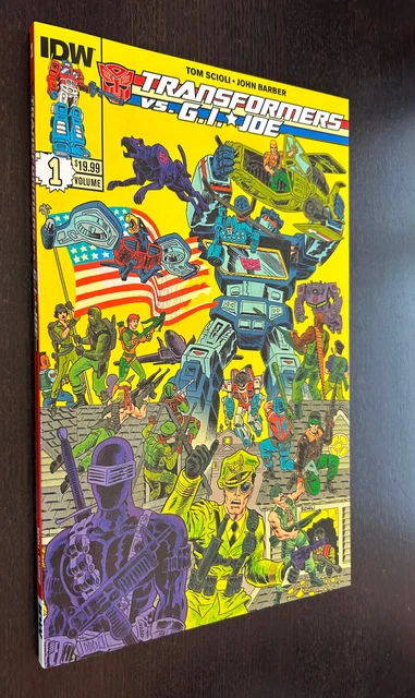 TRANSFORMERS / GI JOE TPB (IDW Comics 2014) -- 1st Print -- OOP GN