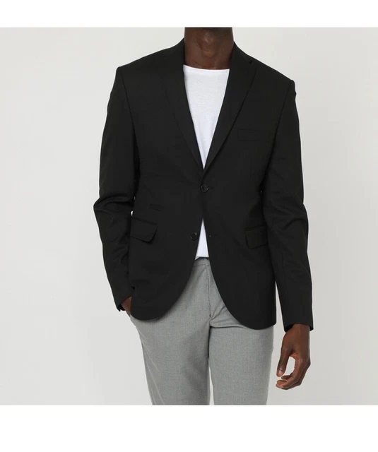Pull&Bear. Chaqueta blazer negra. Talla 50 / L 3