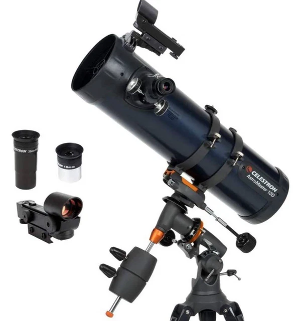 CELESTRON 31051 ASTROMASTER 130EQ-MD (Motor Drive) Newtonian Reflector ...