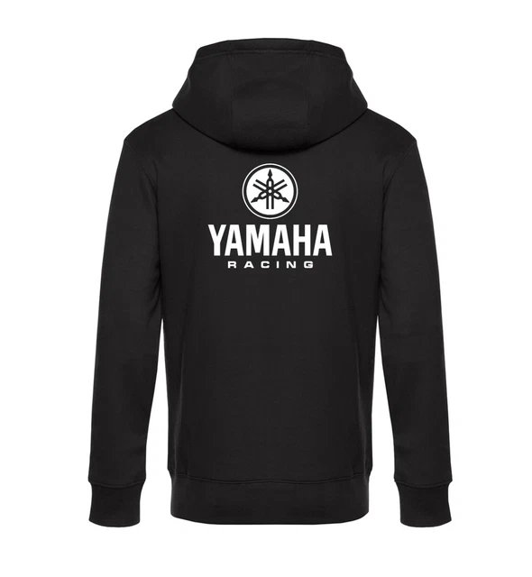 Felpa ZIP Cappuccio YAMAHA Racing Team replica corse GP+ stickers CUSTOM 2