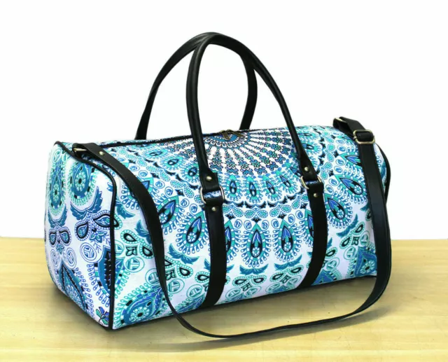 Ombre Duffle Baumwolle Reisetasche Mandala Tasche Hippie Überwurf Krawatte Die