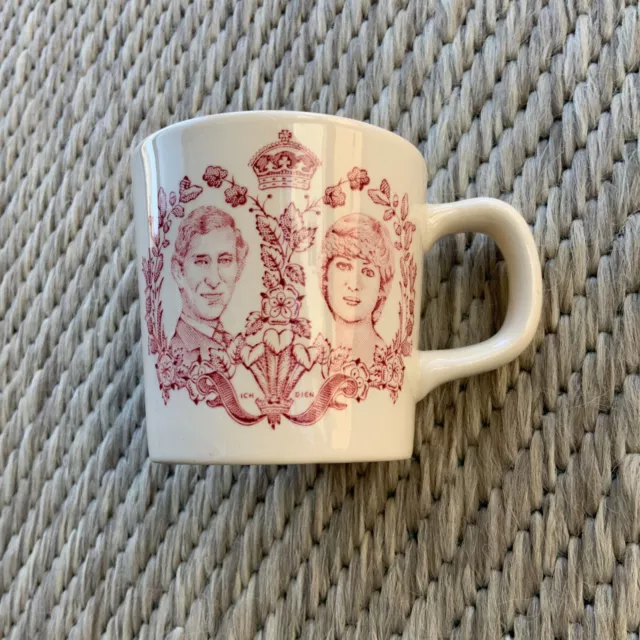 Rare Collectors Item Prince Charles & Lady Diana Spencer Wedding Coffee Cup