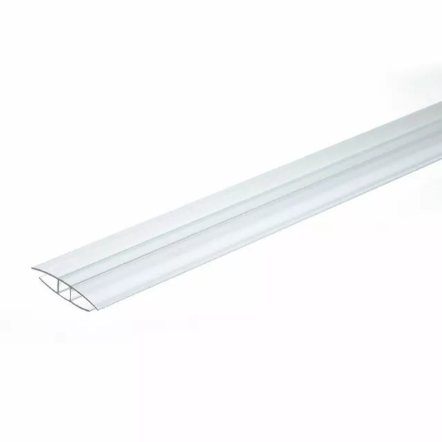Clear Polycarbonate H Profile / Main Bar 4mm 6mm 8mm 10mm 16mm 20mm 3
