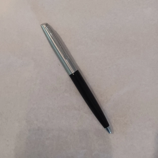 Stylo Plume Goldring Delphin Acier - Occasion En Bon état, Vintage
