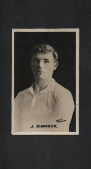 Football Card - D C Thompson Adventure Series 1925 J Dimmock  Tottenham Hotspur