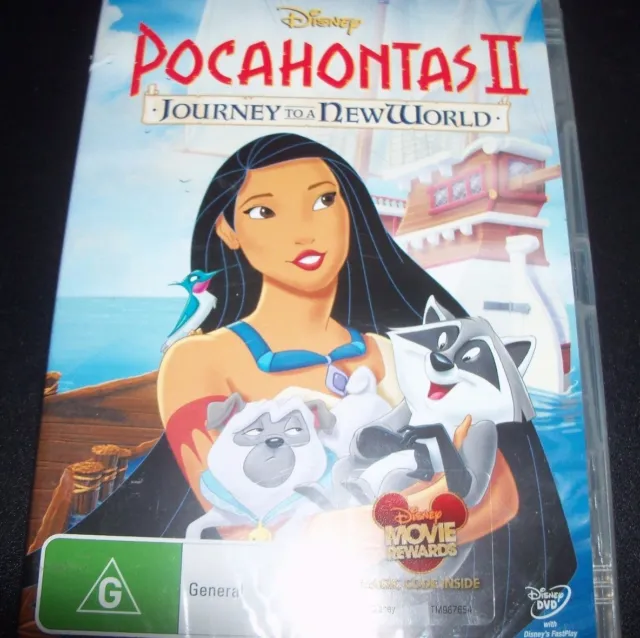 Pocahontas II Journey To A New World (Australia Region 4) Disney DVD – New