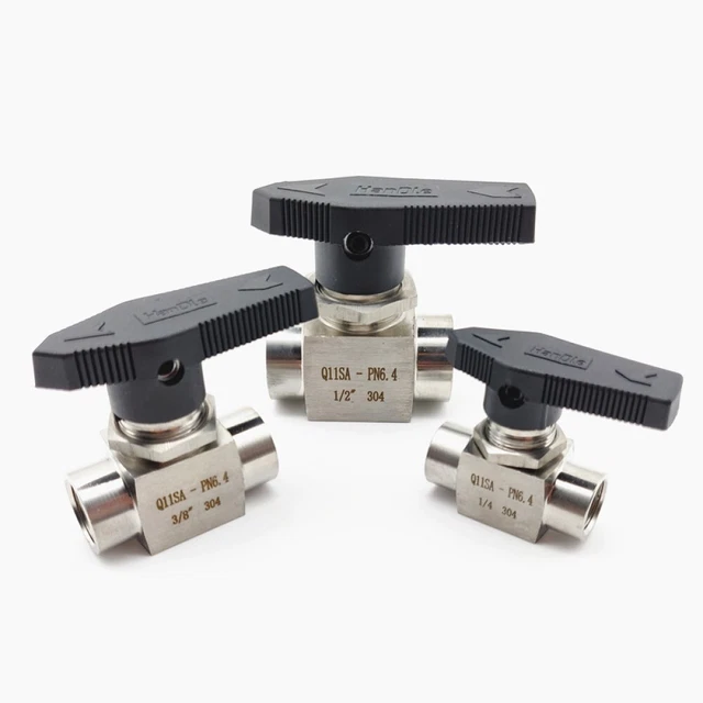 Vanne Combinée Restauration Vanne Tubulaire Acier Inoxydable 18/10 - Pied - Combinée 1-1/4" 1-1/2" - 270 Mm - Professionnel Vanne Pied Inox 270mm