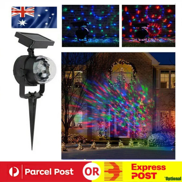 Laser Lights Outdoor Waterproof Solar Power Star Light Projector Xmas Christmas