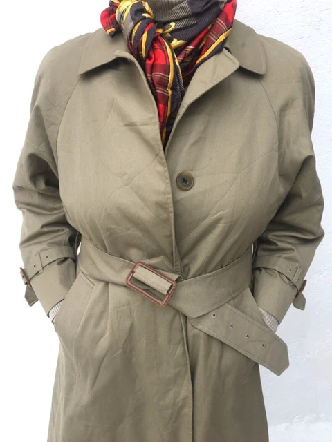 AQUASCUTUM LADIES RAIN Coat Belted Size 12 UK Made in England vintage RRP 1750 259.00 PicClick UK