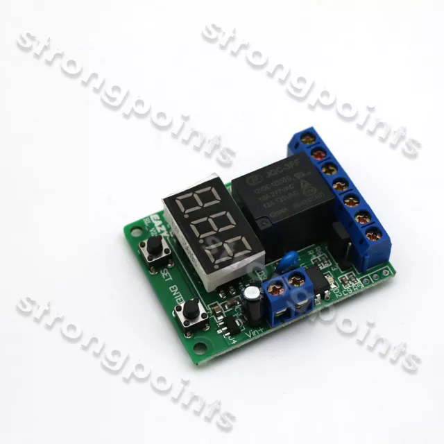 delay switch voltage protection 12V multi-function voltage control relay timer