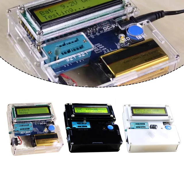 Voltmetro Digitale Visualizzazione Della Capacità della Batteria Tester di Tensione con Touch Interruttore ON OFF DC 5 V- 48V